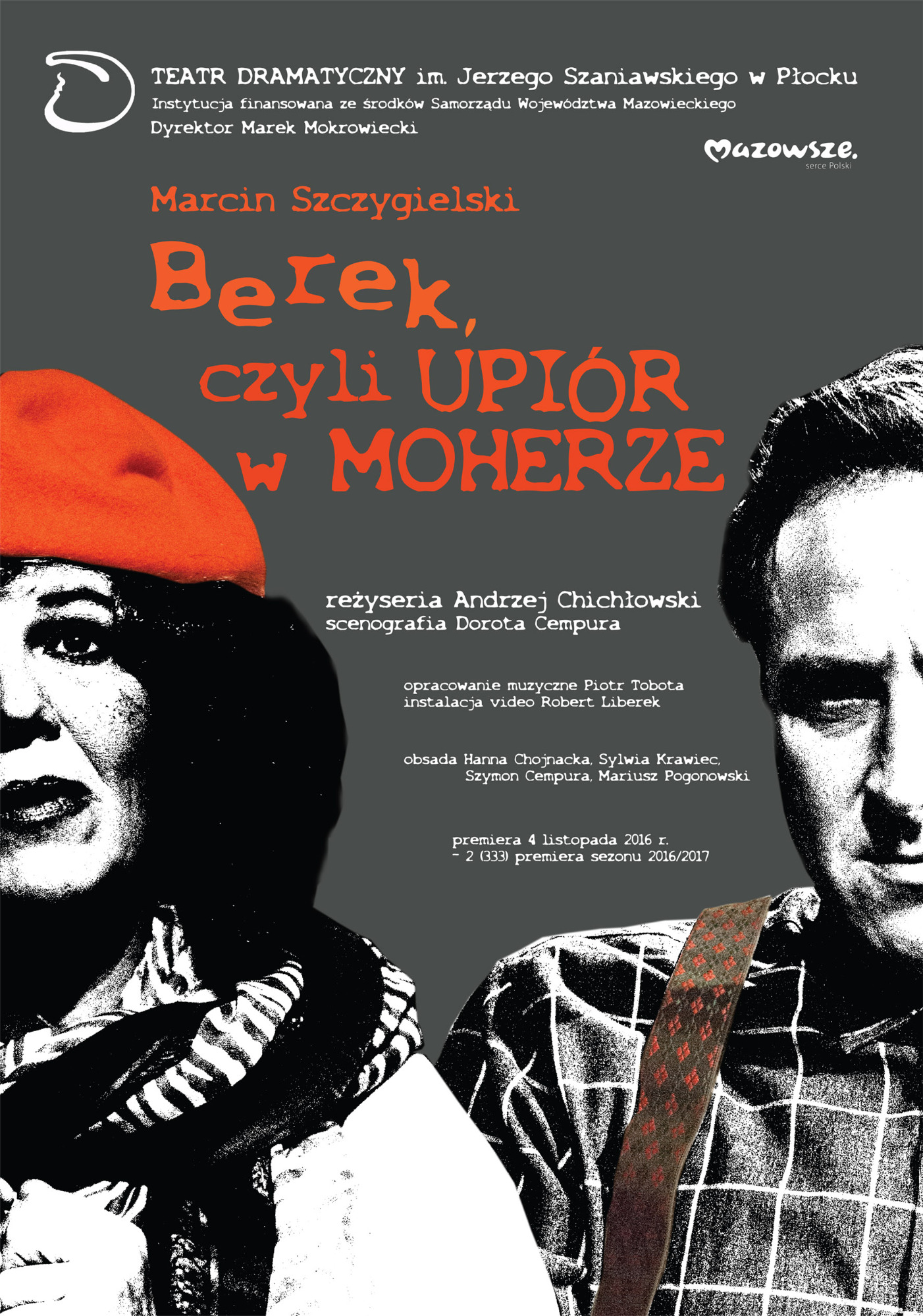 Plakat - Berek, czyli upiór w moherze